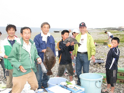 税理士会沼津支部　地引網＆バーベキュー大会