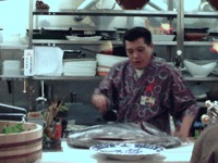 今日はマグロ解体！