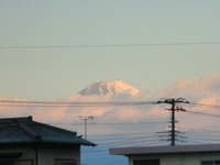 今朝の富士山と・・・・・・・・