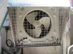 グリーンハイキ換気扇のダクトと羽根を掃除