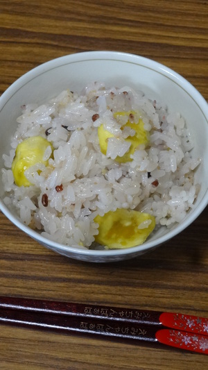 栗おこわ