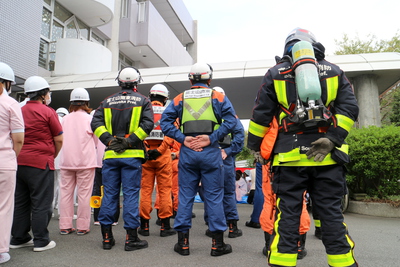 【防災意識をもとう】池田病院の避難訓練をママラッチ！