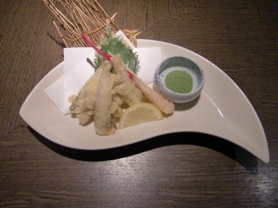 稚鮎の天麩羅