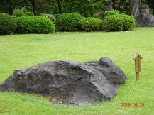 清澄庭園②・名石・灯ろう｡